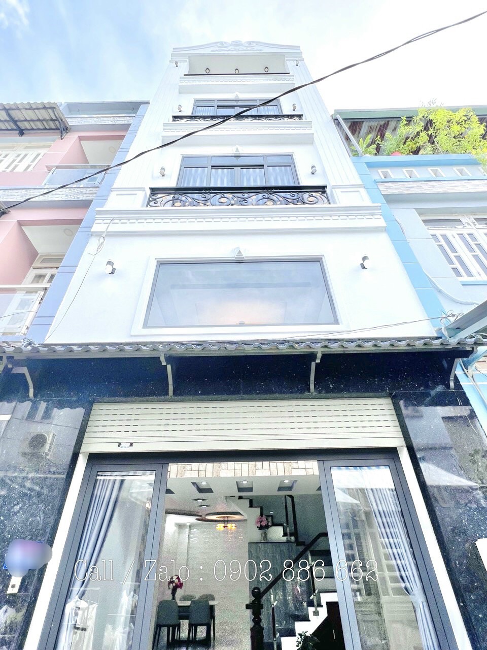 Nhà hẻm 3.5m, Nguyễn Đình Chính, 4 x 12m, 3 lầu, 4 phòng ngủ, Phú Nhuận