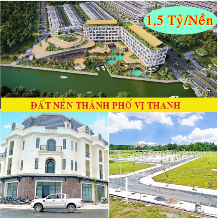 Nhận booking giữ chỗ đất nền tại Trung tâm thành phố Vị Thanh