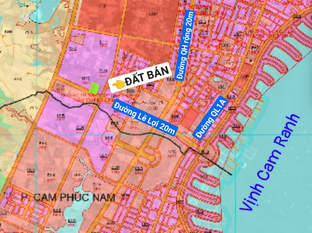 THANH LÝ ĐẤT DÂN 2 MẶT THOÁNG TẠI CAM RANH