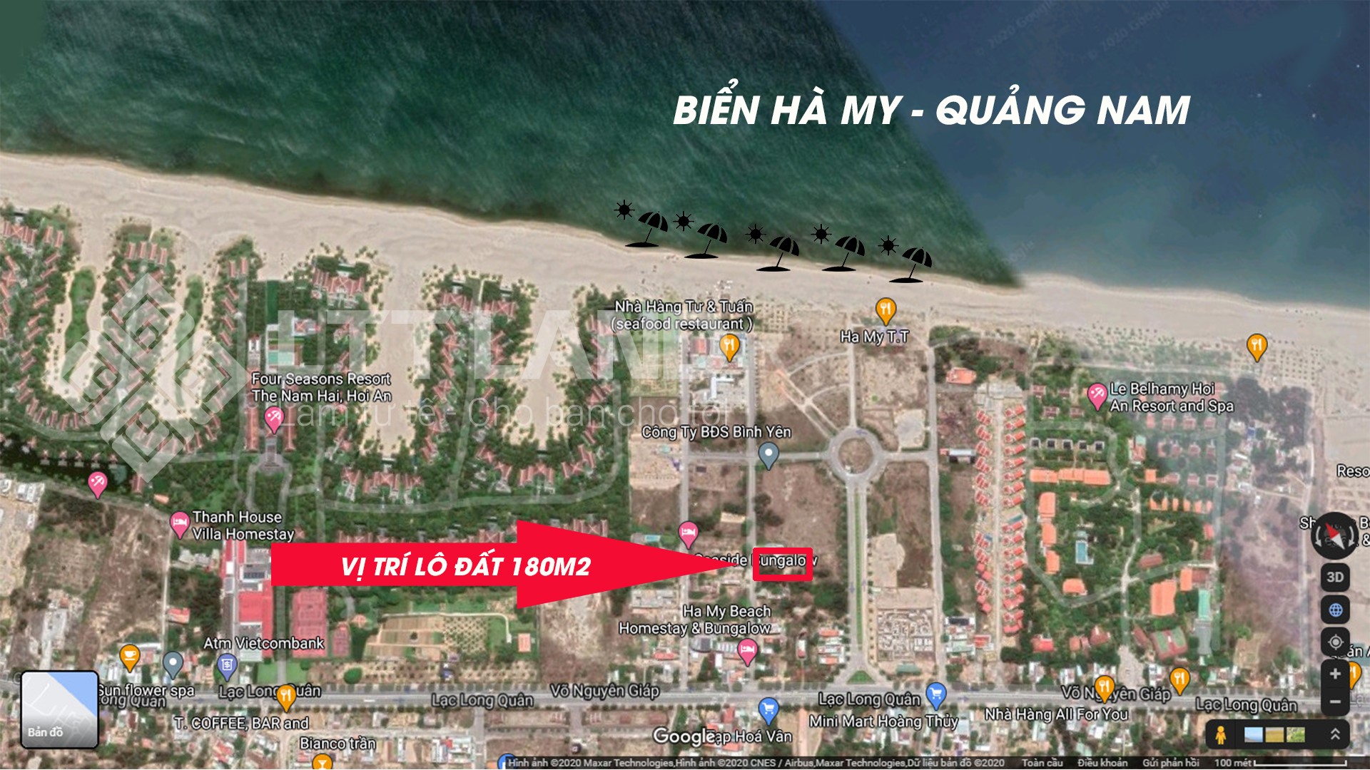 Chủ cần tiền Bán gấp lô đất biển Hà My - Quảng Nam