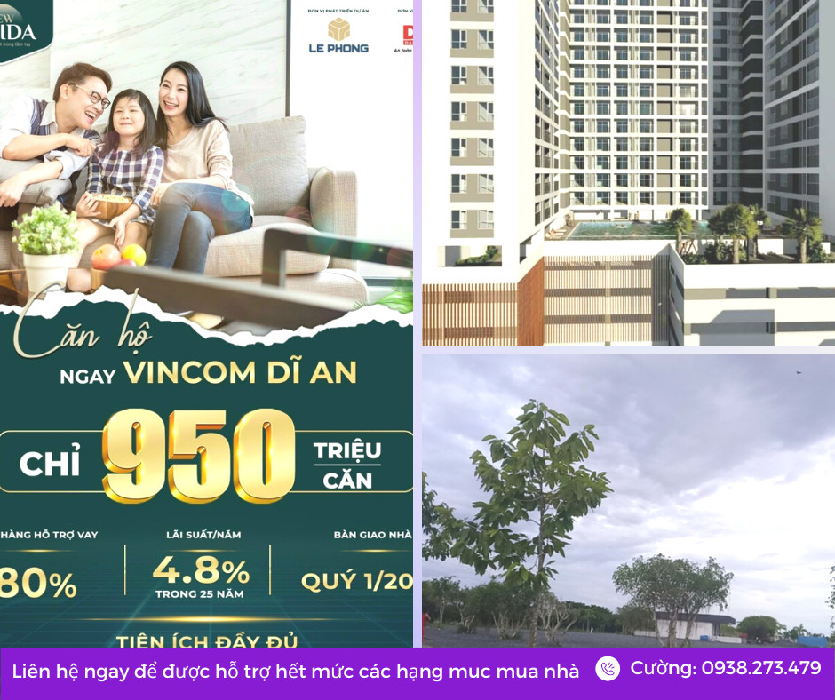 Sở hữu căn hộ thu nhập thấp TÂN ĐÔNG HIỆP với lãi suất ưu đãi 4,8% 1 năm có nhà ngay chỉ với 200 triệu