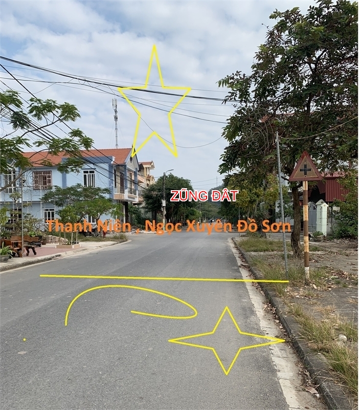 Tuyến 1 Thanh Niên, Ngọc Xuyên, Đồ Sơn, Hải Phòng, 100m2.đường 20m giá 2,7x tỷ