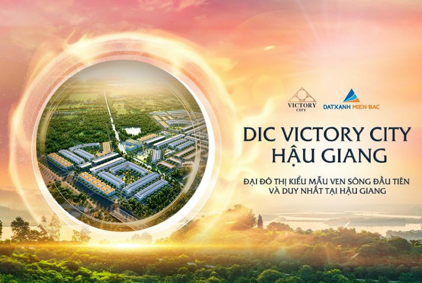 Đất nền tại KĐT DIC Victory City Hậu Giang Trung tâm Tỉnh Ủy