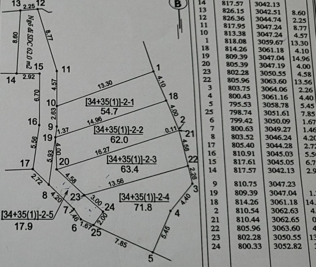 Đất Thuận Tốn, Đa Tốn hơn 60m2, ngõ ô tô giá 39tr/m2.