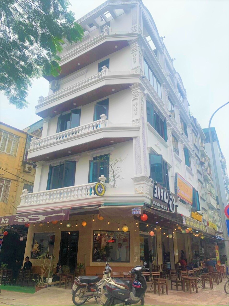 Bán nhà Phố Hoàng Quốc Việt, PLô, Kdoanh, Oto, Góc: 64M–5T–Mt16m: 16 Tỷ