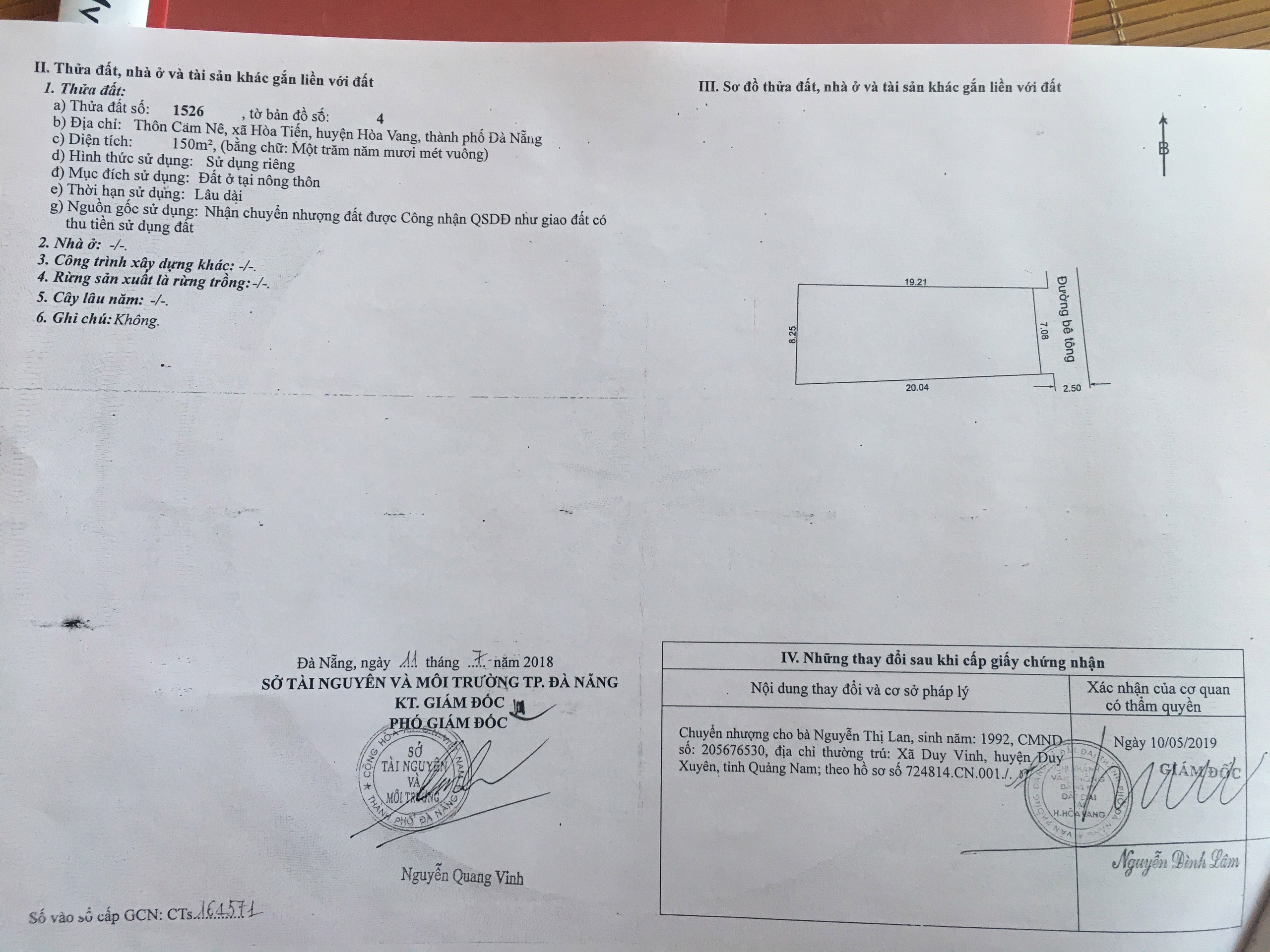 CẦN BÁN ĐẤT MẶT TIỀN FULL THỔ CƯ TẠI HÒA TIẾN – ĐÀ NẴNG
