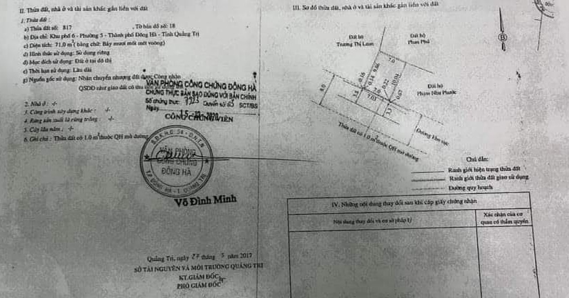 BÁN GẤP NHÀ TRUNG TÂM TP ĐÔNG HÀ, K TRẦN CAO VÂN THÔNG NGUYỄN DU - GIÁ: 1,2 TỶ