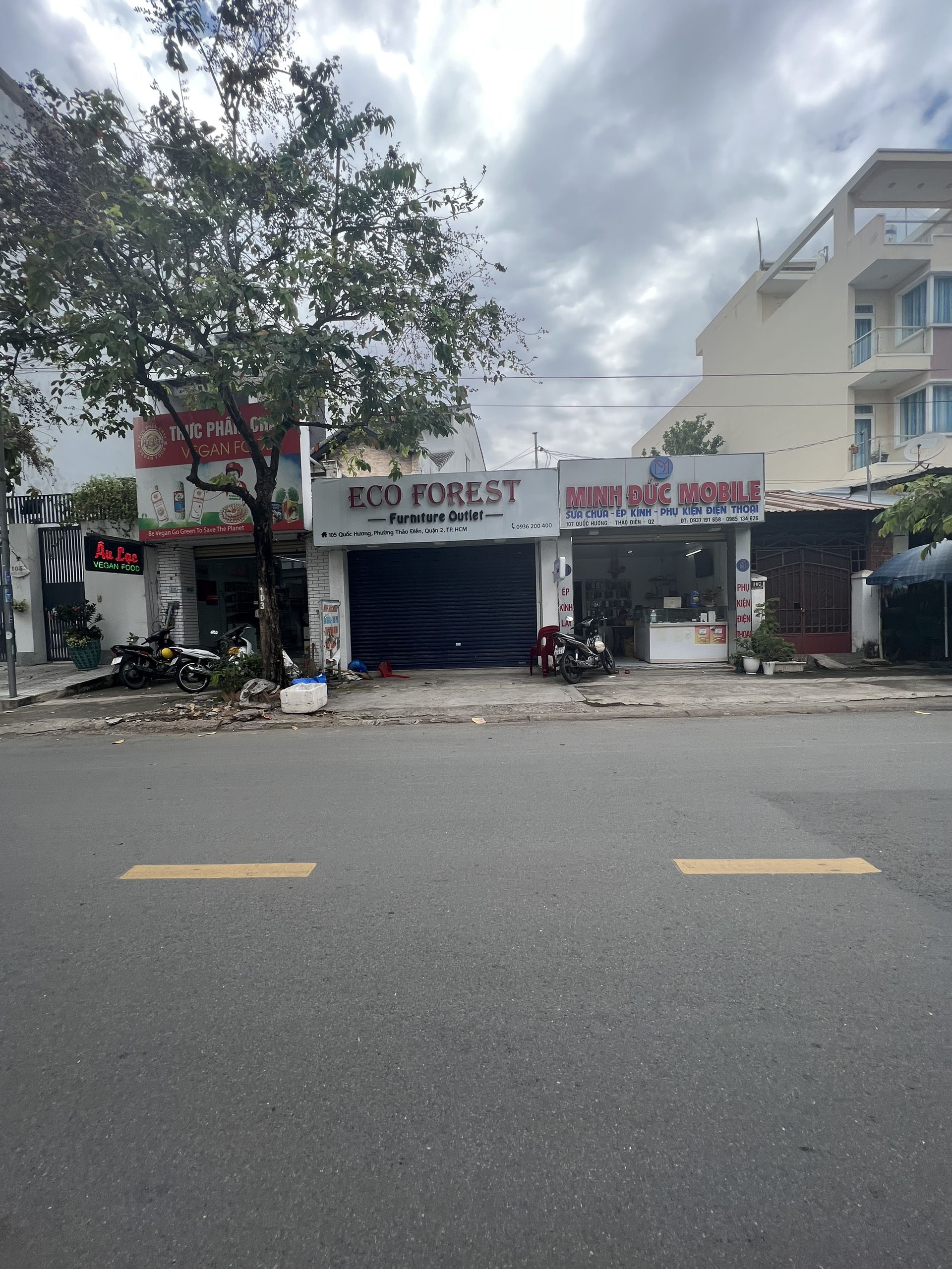 Bán đất đường Quốc Hương chỉ 260triệu/m2 thổ cư DT 4.2x28 xây dựng cao tầng chỉ 29tỷ