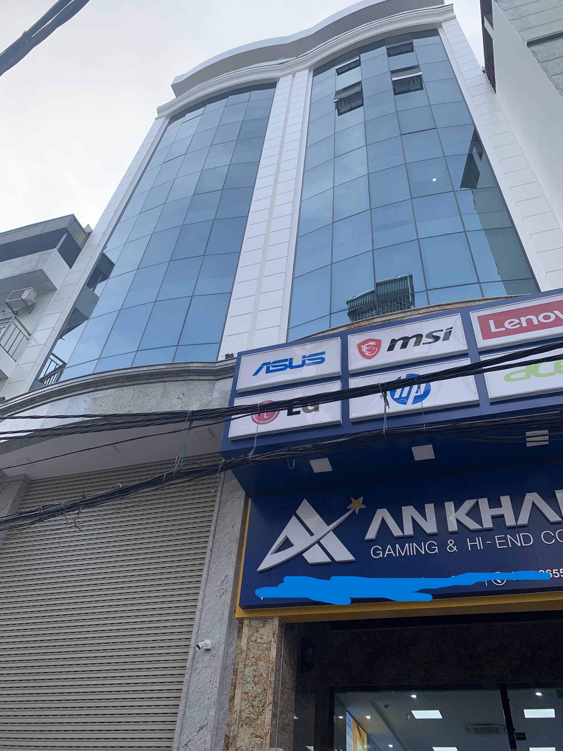 Bán building lô góc 3 thoáng Minh Khai 111m2 8 tầng mặt tiền 12m 36.9 tỷ ô tô tránh