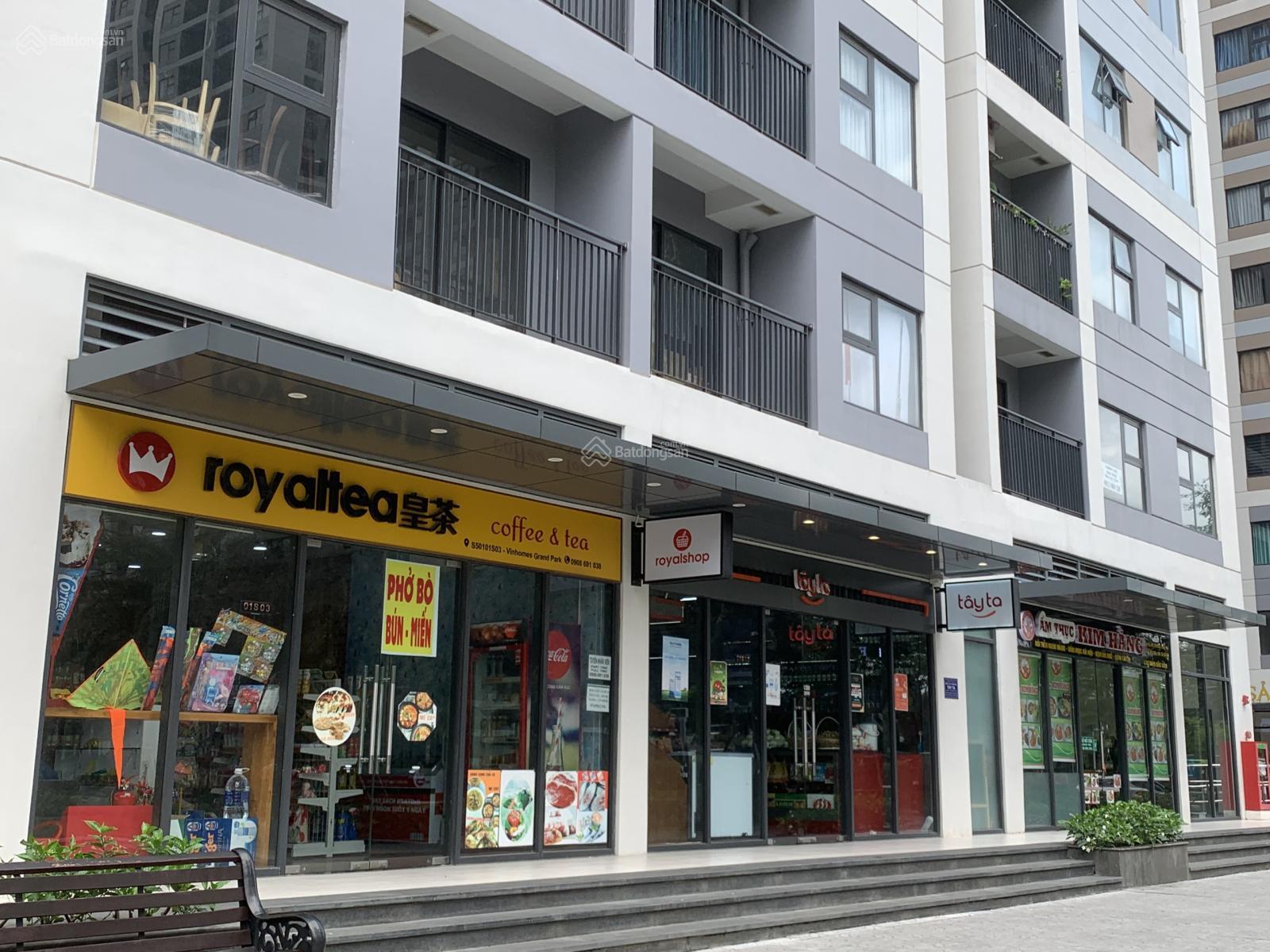 Chuyên cho thuê Shophouse tại Vinhomes Grand Park, vị trí đẹp giá từ 19 - 46 triệu/th DT 25 - 150m2