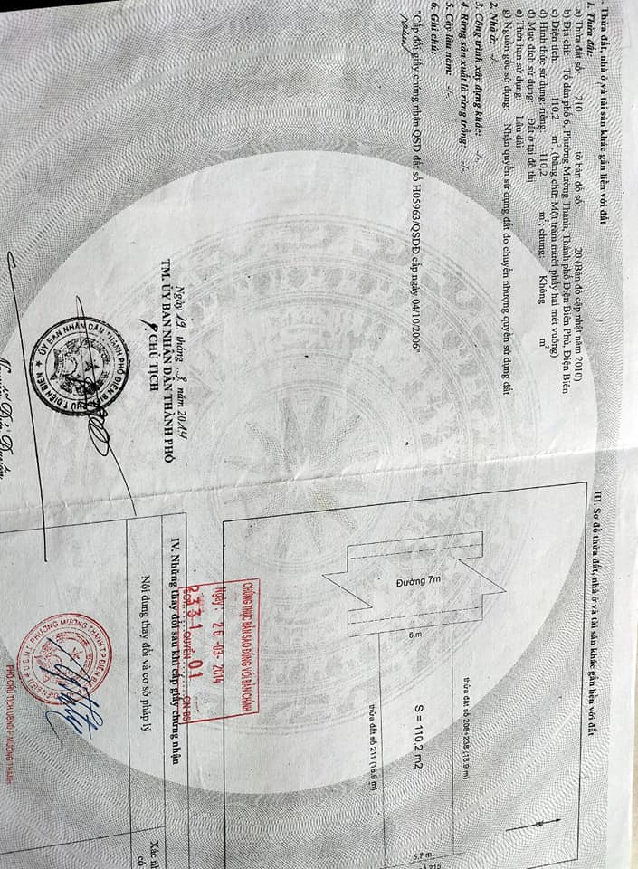 Cần bán nhà 3 tầng tại phường Nam Thanh, TP Điện Biên Phủ