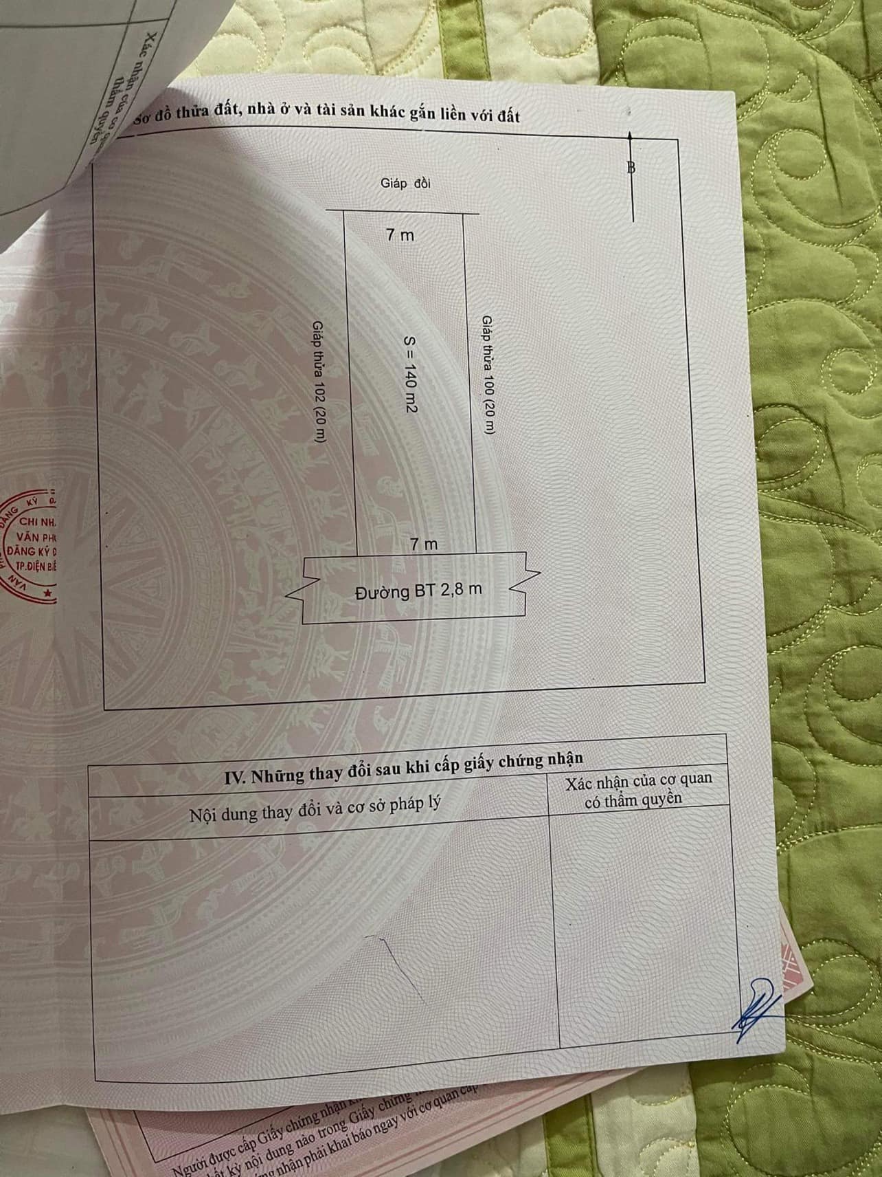 Bán đất tại phường Tân Thanh, thành phố Điện Biên Phủ, Điện Biên.