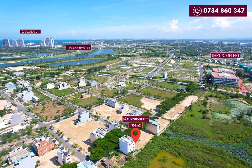 Bán lô 108m2 trên trục chính Shophouse