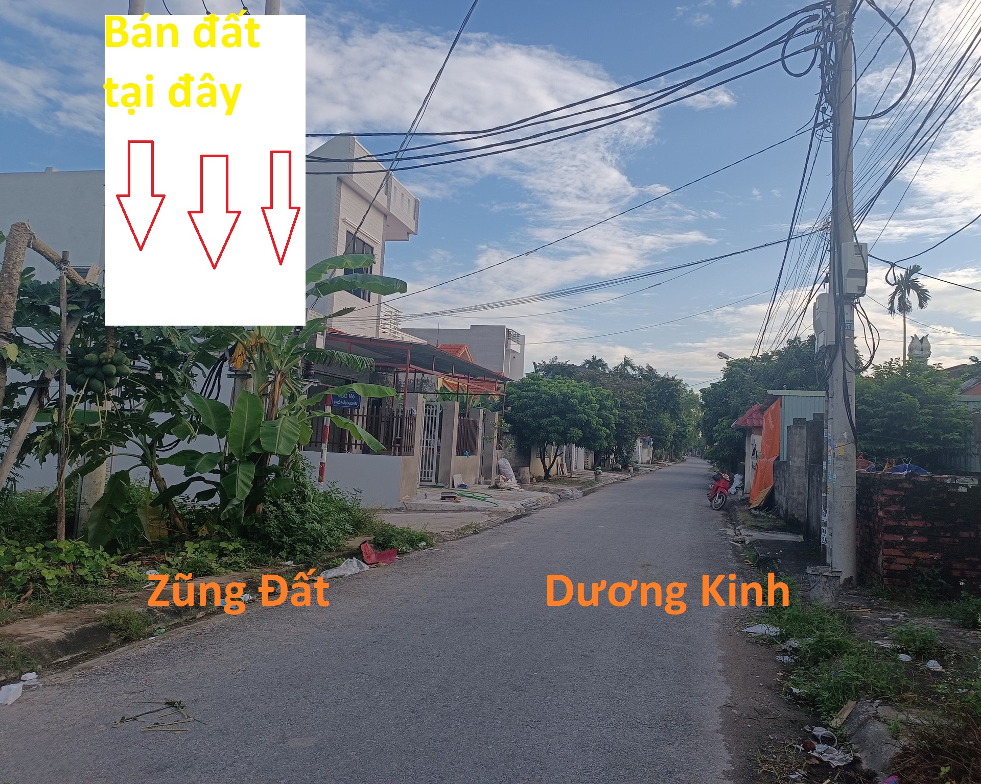 Mình cần bán lô đất 78,5m2 tuyến 2 mặt đường Vân Quang Đa Phúc , Dương Kinh , Hải Phòng hơn 1 tỷ thôi