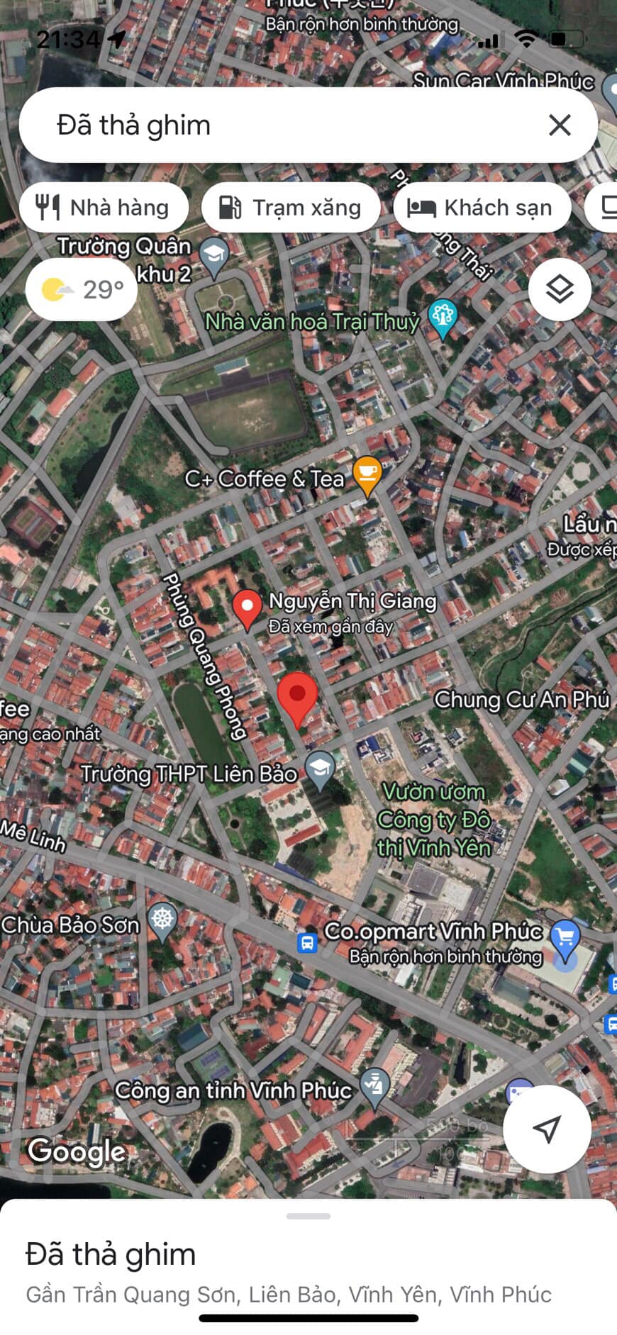 Bán đất Phố Nguyễn thị Giang KDC số 2, Liên Bảo, Vĩnh yên