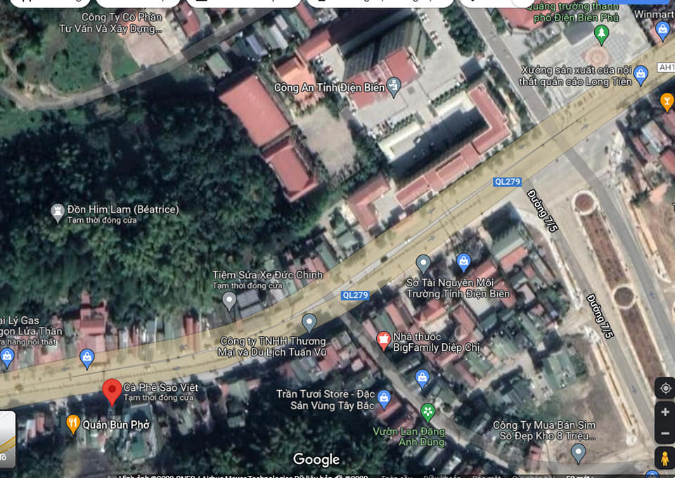 Cần bán nhà đất mặt đường Võ Nguyên Giáp, TP Điện Biên Phủ