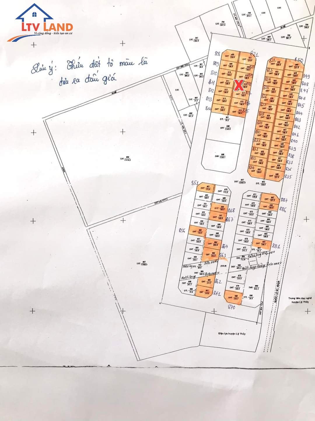 Bán đất nền Quảng Bình-🍒🍒🍒Bán Lô 818 Khu đấu giá Mai Thủy-Lệ Thuỷ-Quảng Bình🍒🍒🍒