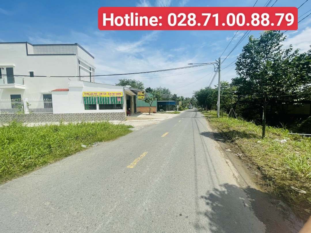 Bán nhanh đất nền mặt tiền đường nhựa khu phố 2 Huyện Lộ 87C phường 9 Tp. Mỹ Tho – MS: 6005