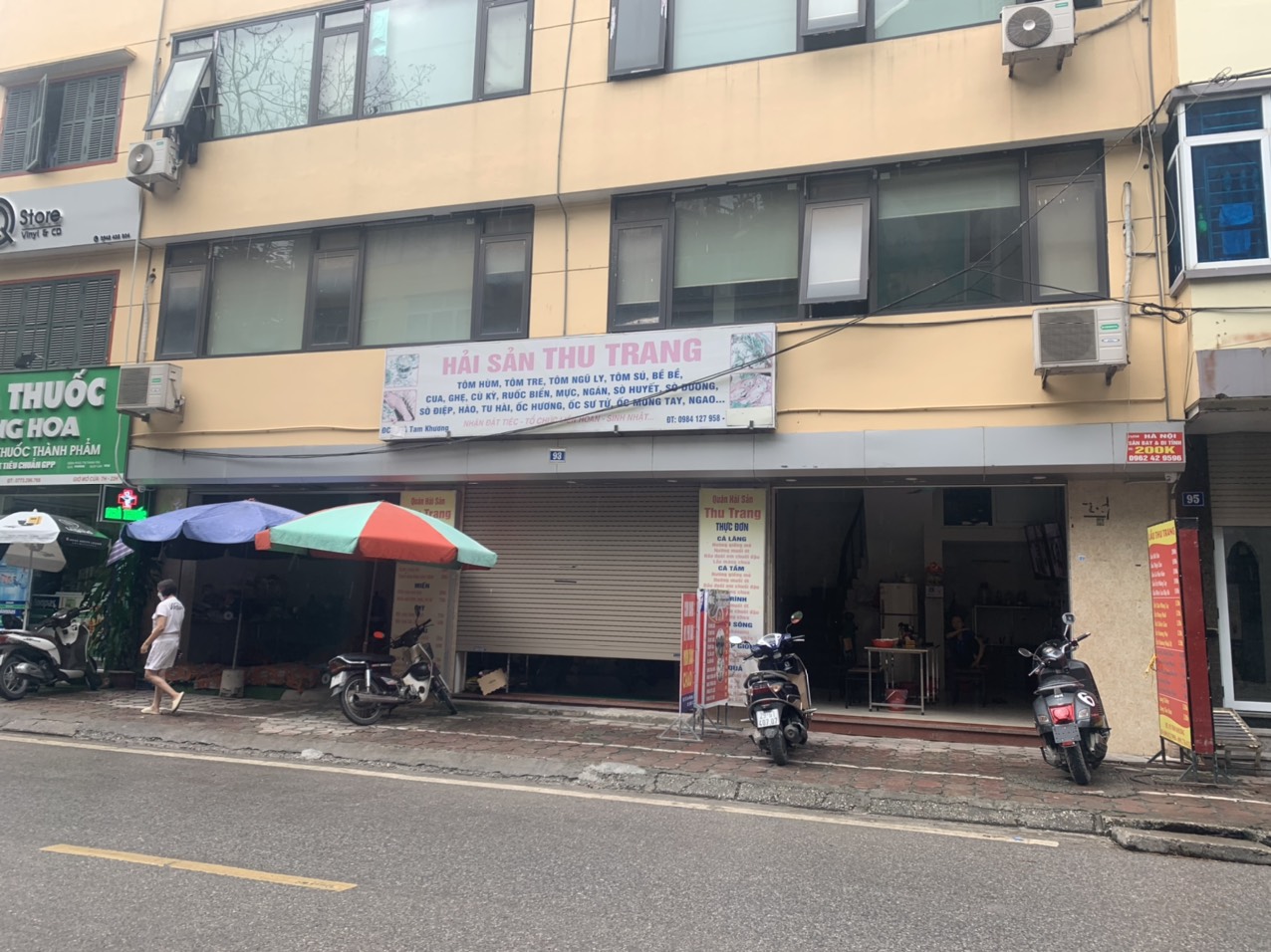 Cho thuê nhà 2 tầng khu vực Tam Khương, mặt tiền 13m