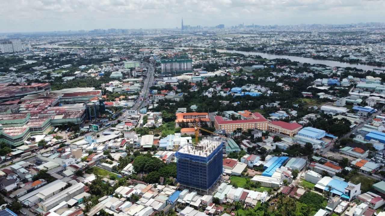 bán lại căn hộ 53m2 splus riverview giá tốt mặt tiền ql13 view sông