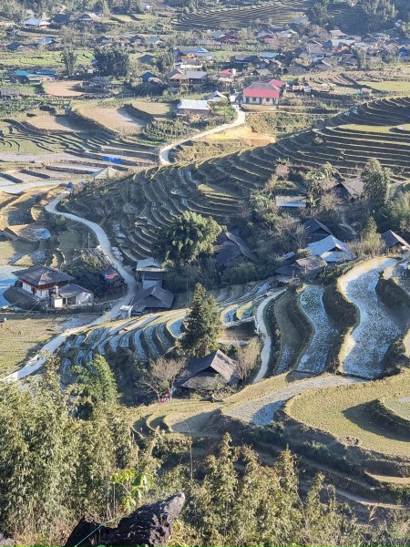 Đón sóng cao tốc Lào Cai-SaPa bán 1550m2,MT60m, view bao quanh ruộng bậc thang,làm homestay.