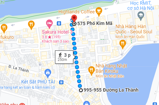 BAN DO NGO 575 KIM MA