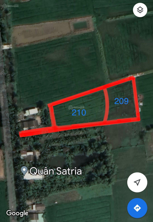 Cần bán 3700m2 đất trồng lúa (sổ đỏ riêng) tại xã Tân Nhựt - Bình Chánh. Giá: 2,2 triệu/m2