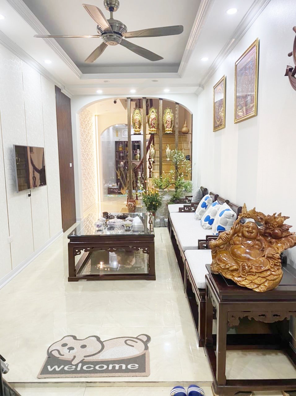 Mặt ngõ thẳng tắp phân lô Thái Thịnh, Nội thất sang xịn, 5 tầng 6 ngủ Chỉ 6,15tỷ