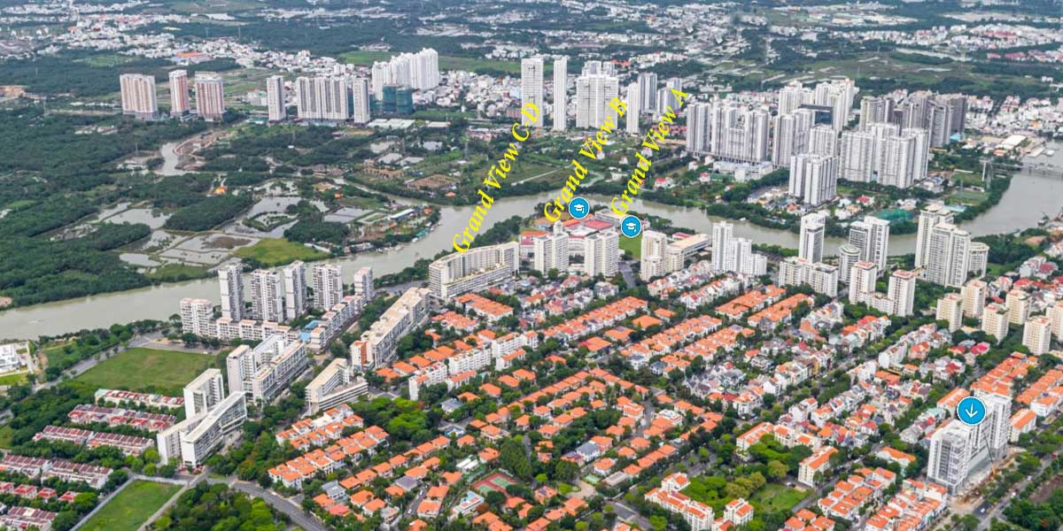 Cho thuê căn hộ Grand View B Phú Mỹ Hưng q7 lầu 9 đường Nguyễn Đức Cảnh