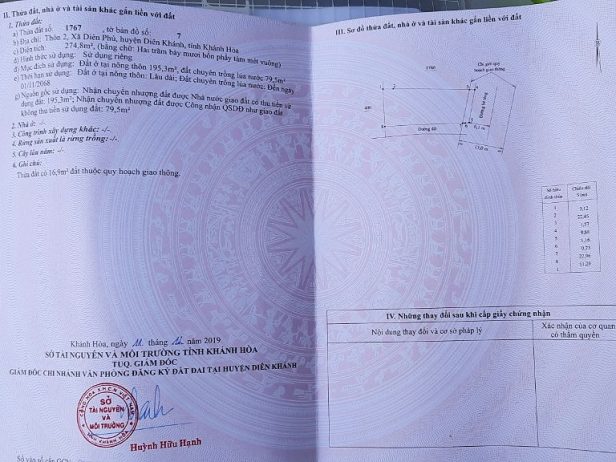 BÁN NHÀ DIÊN PHÚ, DIÊN KHÁNH, KHÁNH HÒA