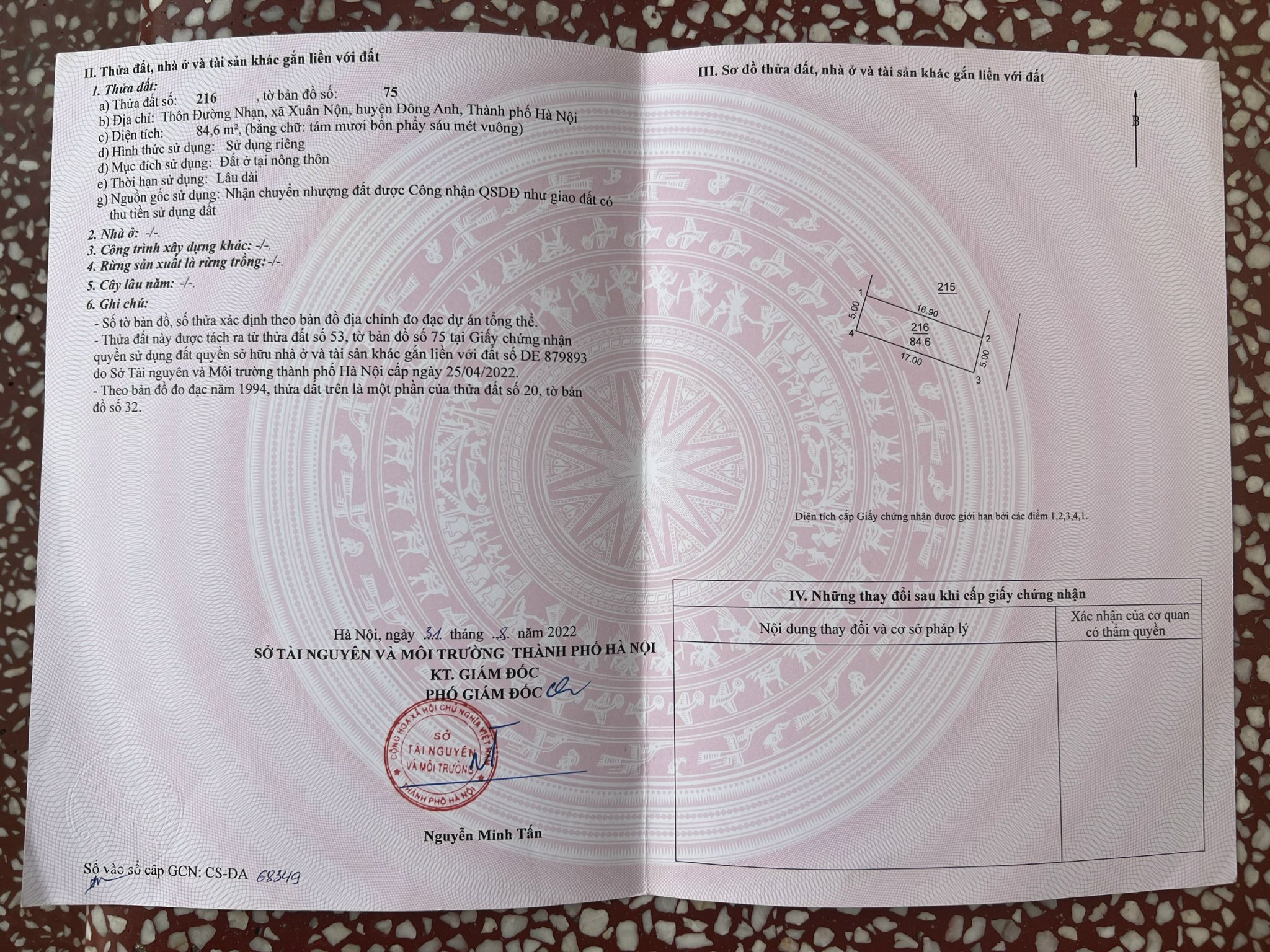 Siêu phẩm 84.6m đất Đường Nhạn, Xuân Nộn, Đông Anh, Hà Nội