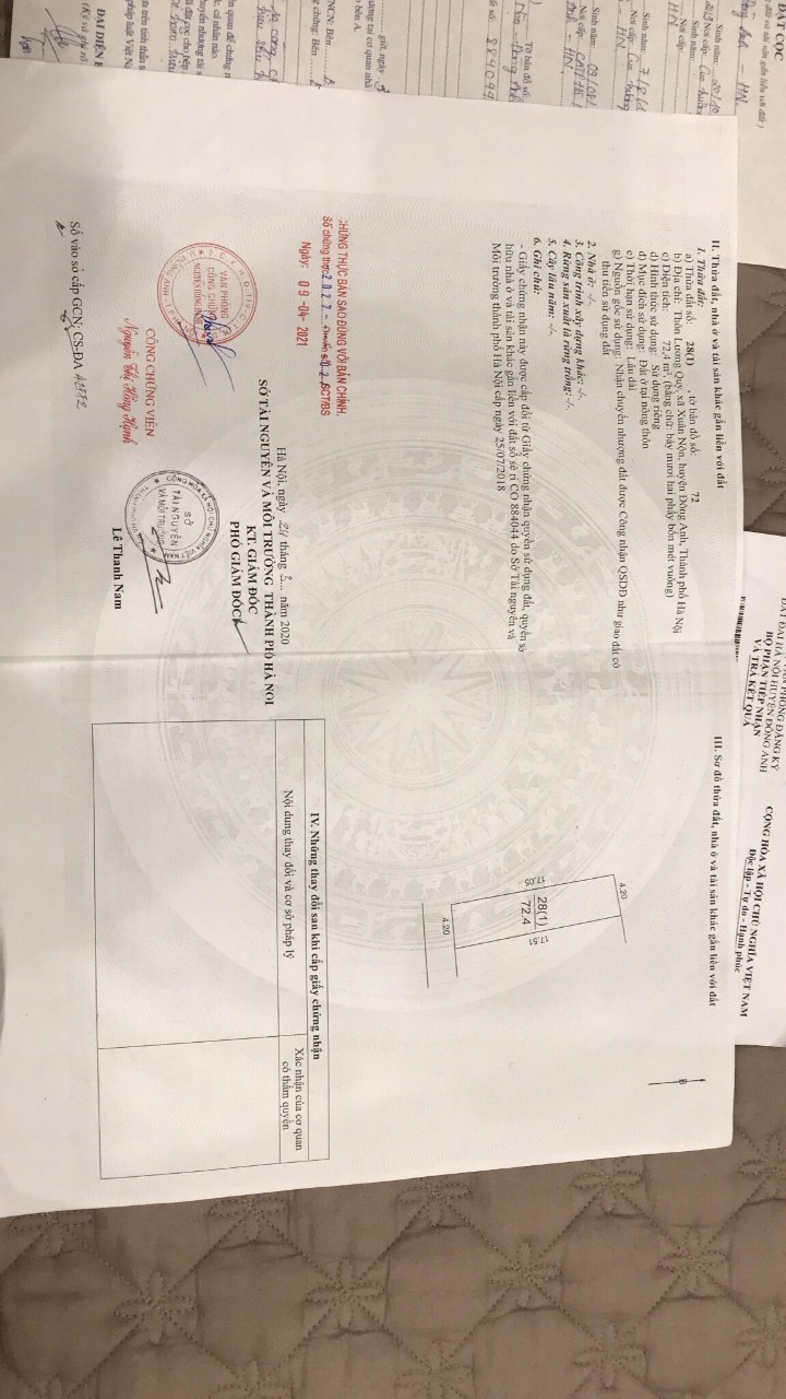 Nhỉnh 2tỷ có ngay 72.4m² đất Lương Quy, Xuân Nộn, Đông Anh.