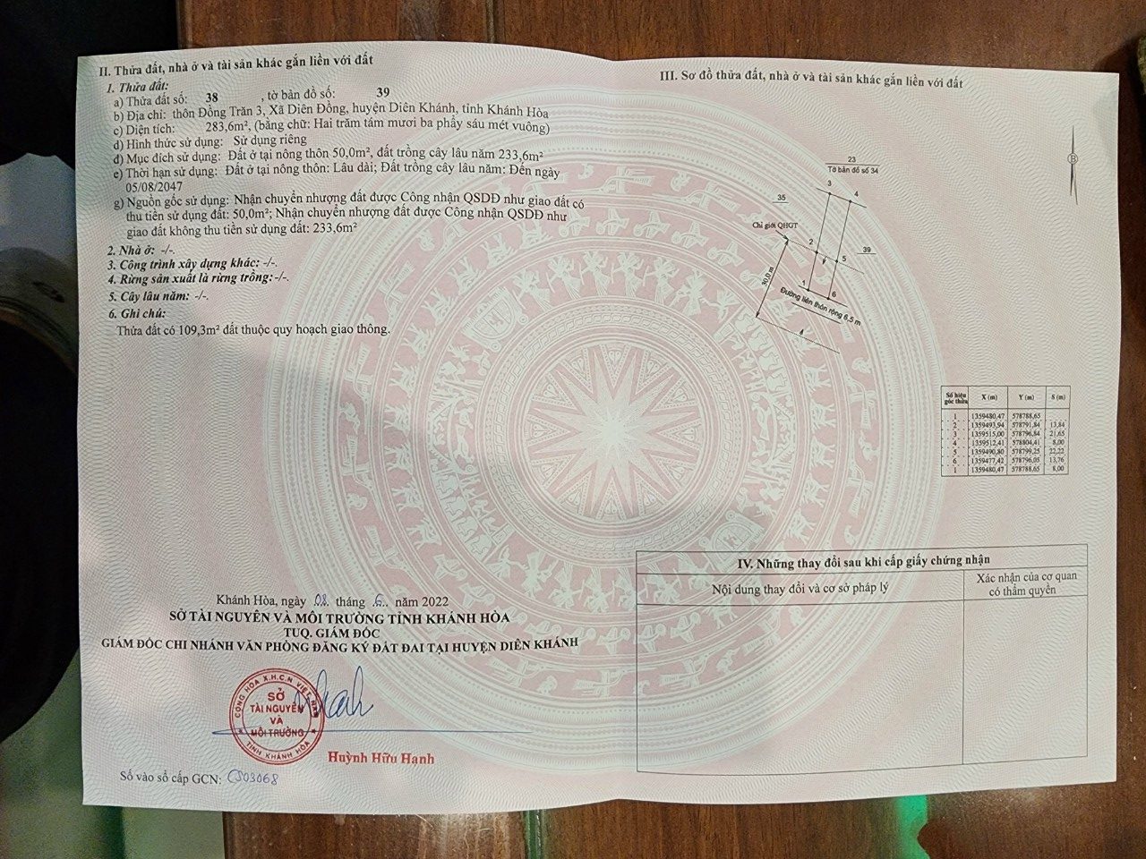 Đất sổ hồng chuẩn pháp lý, giá rẻ