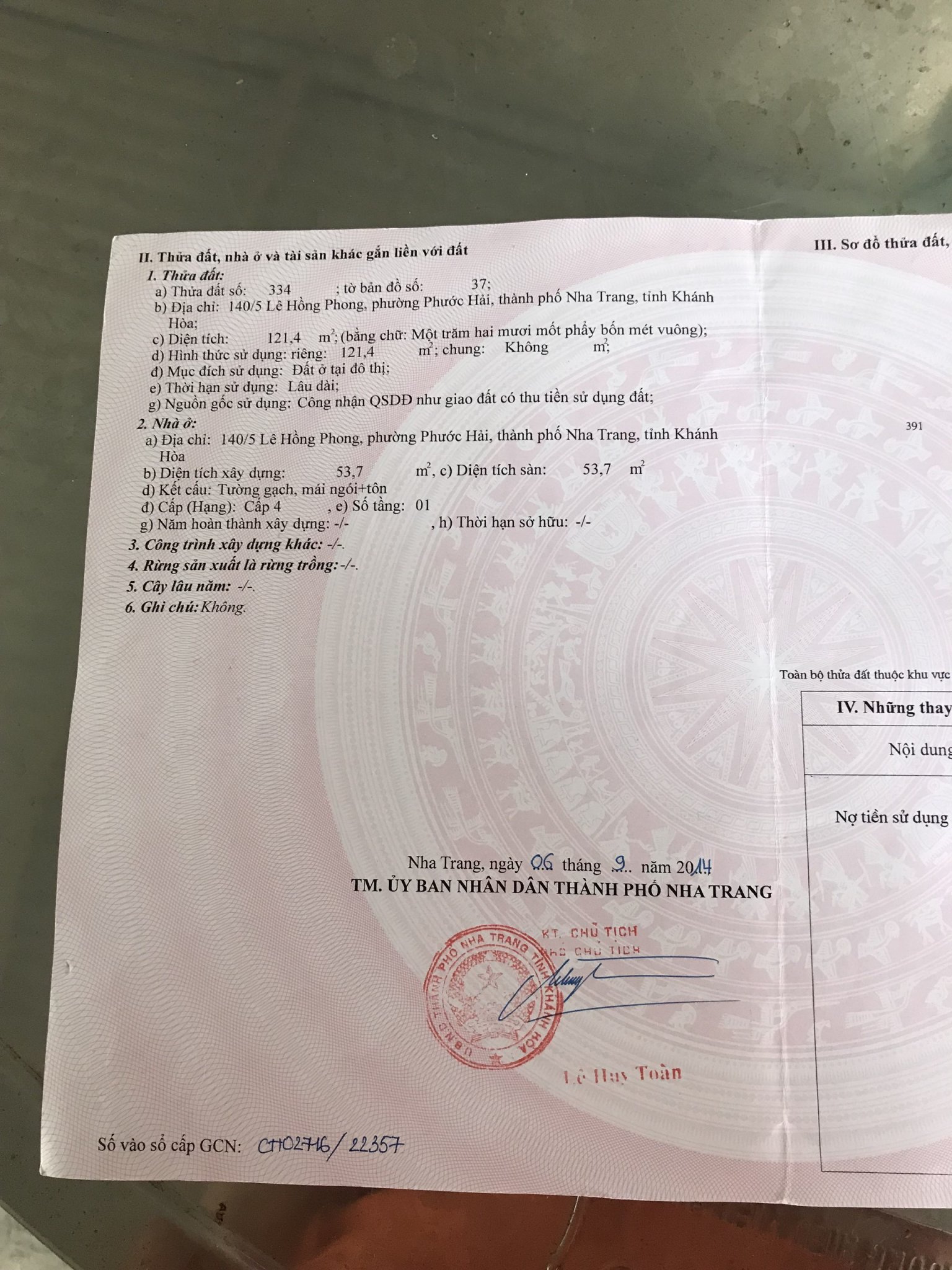 Đất sổ hồng OĐT, chuẩn pháp lý, giá rẻ