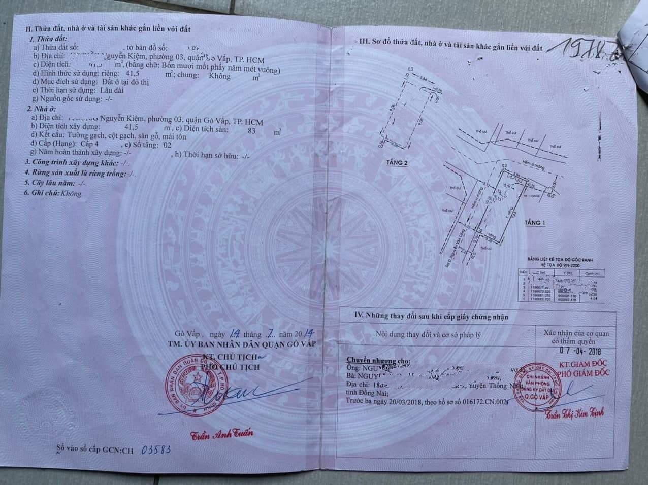 Chủ ngộp ngân hàng- P3 Gò Vấp - HXH Vô Nhà - 42m2 . Giá chỉ 4 tỷ.