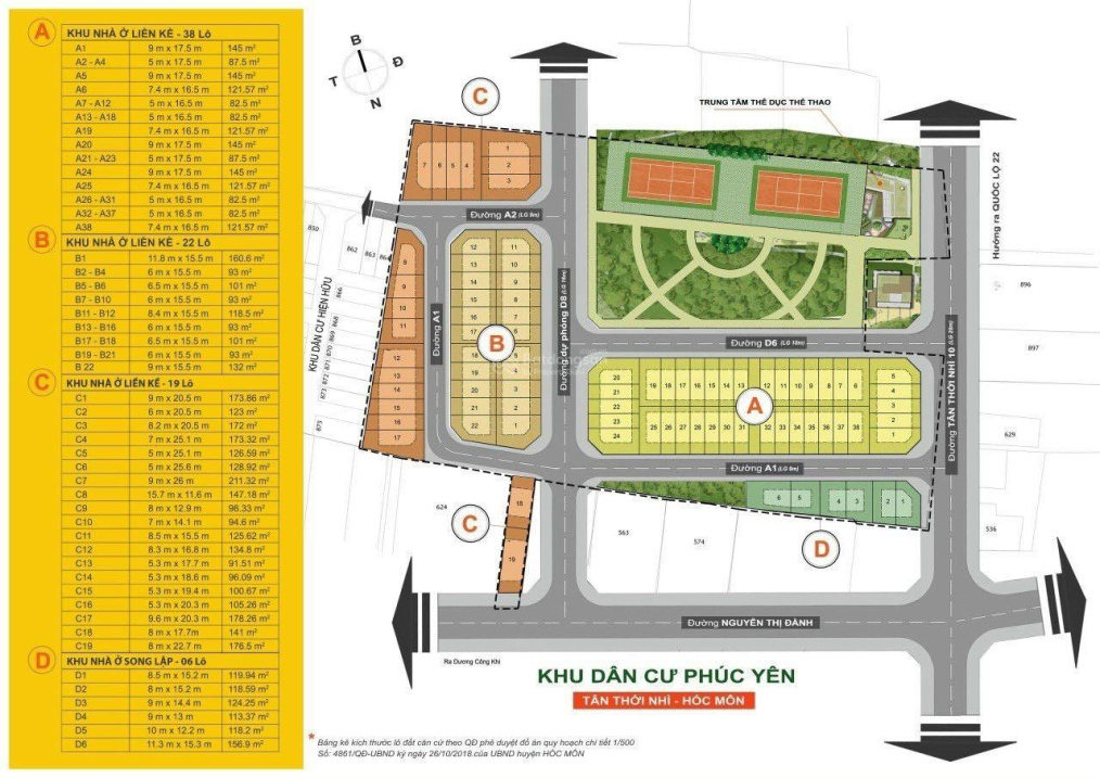 Khu Dân Cư Phúc Yên, giá gốc Chủ Đầu Tư, giá từ 27tr/m2