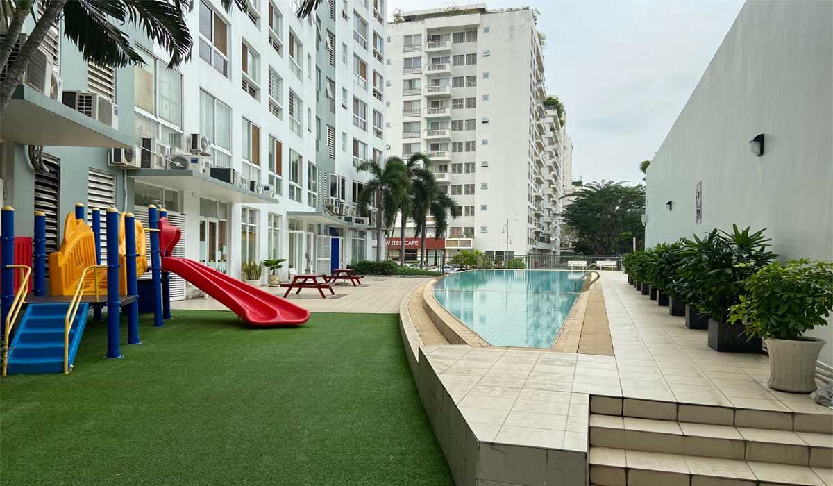 Cho thuê căn hộ Mỹ Phát quận 7 block B đường Nguyễn Đức Cảnh giá 26 triệu