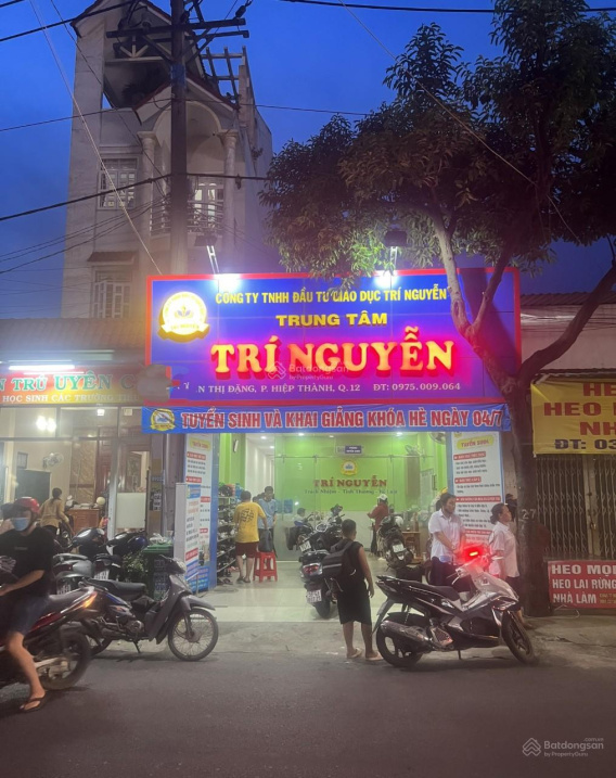 Nhà mặt tiền Nguyễn Thị Đặng , DT 130m2 (5m x 26m) - 1 lầu