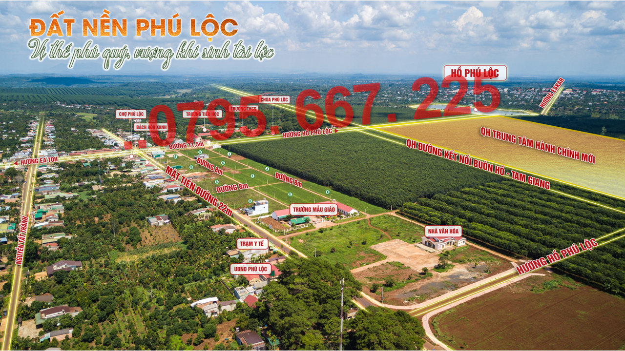 Đất nền Sổ đỏ có sẵn full thổ cư quy hoạch đường xá bàn cờ, hạ tầng bài bản