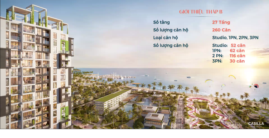 Chỉ với 300 triệu, 1 năm sau đóng theo tiến độ 5% 3 tháng, sở hữu căn hộ lâu dài căn hộ view biển