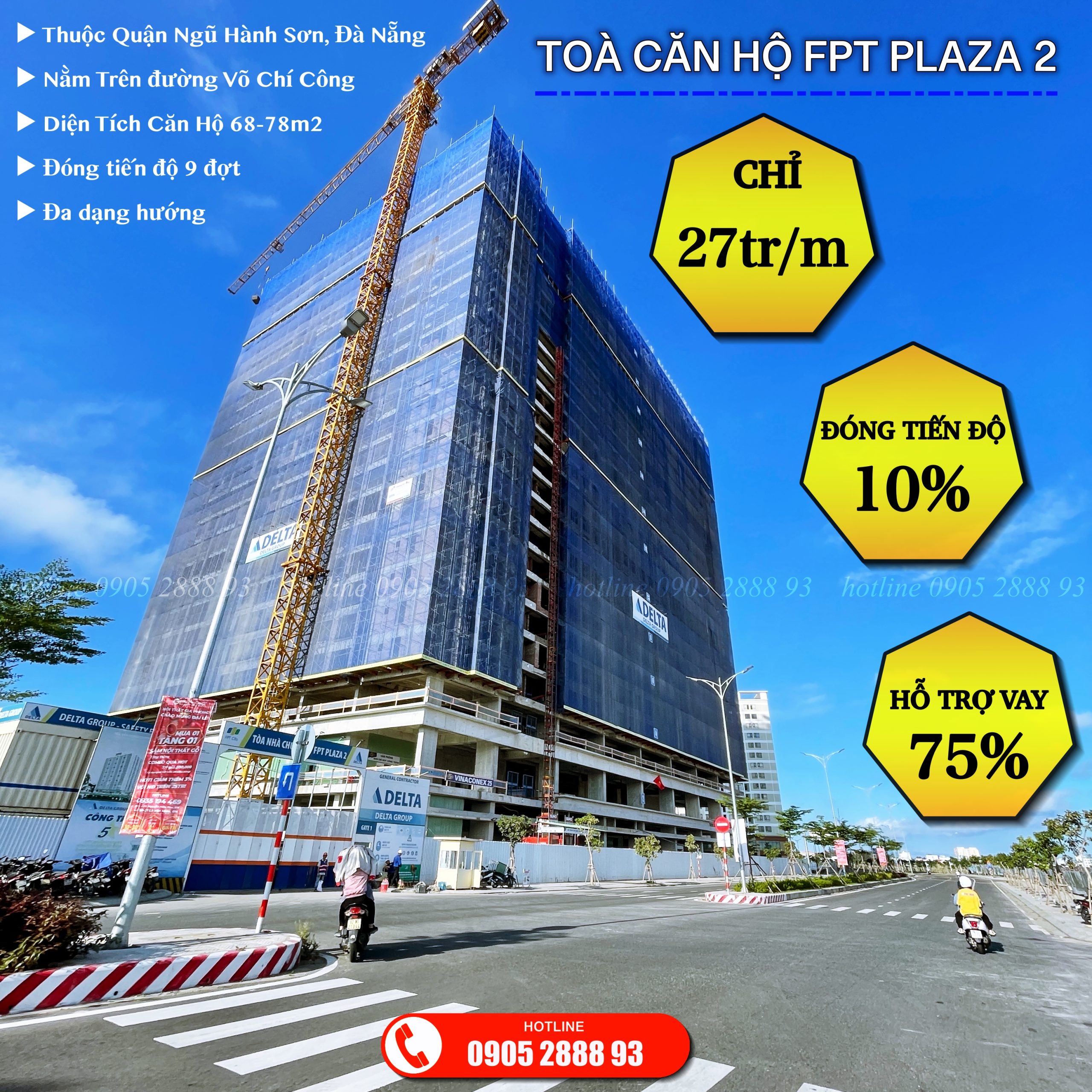 Bán Trả Góp Căn hộ Cao Cấp FPT Plaza 2 Đà Nẵng - Giá gốc trực tiếp từ CĐT - Hỗ Trợ Vay 70%