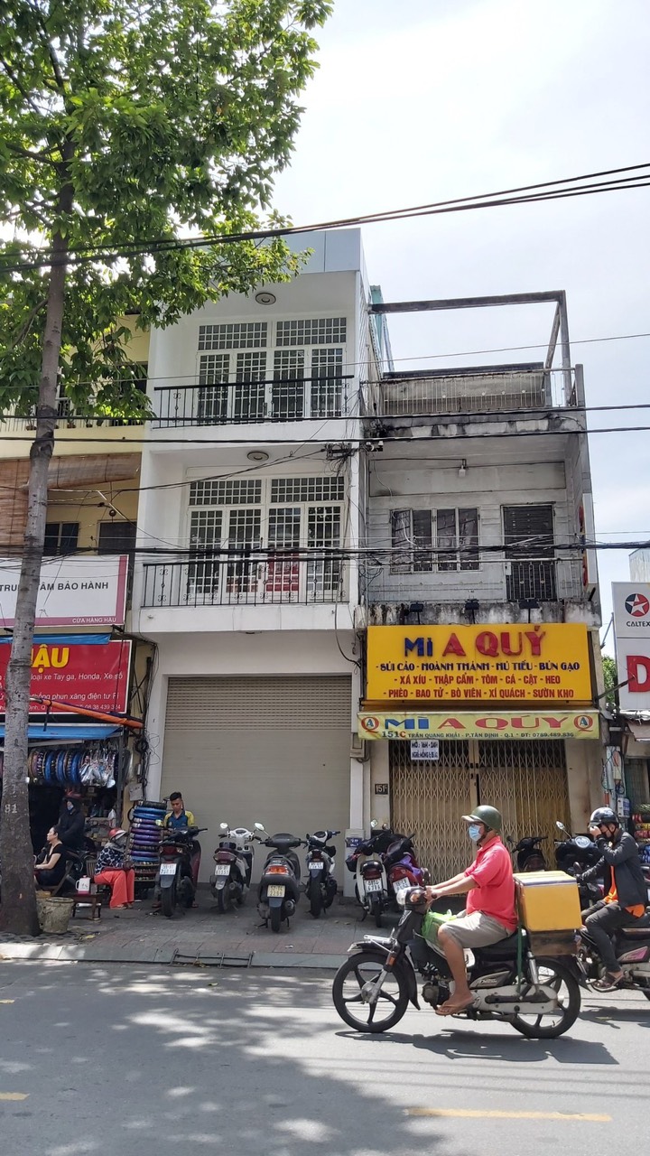 Bán nhà phố mặt tiền 151B - 151A2 -151C Trần Quang Khải, Phường Tân Định, Quận 1. 7,8x24m, NH 8,5m