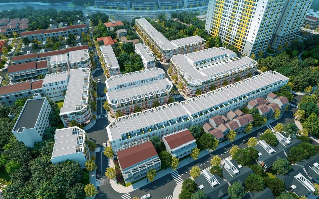 Nhà phố Bcons Plaza khu Compound khép kín đẳng cấp nhất trung tâm Dĩ An liền kề làng Đại học QG thanh toán chỉ từ 2.1 tỷ