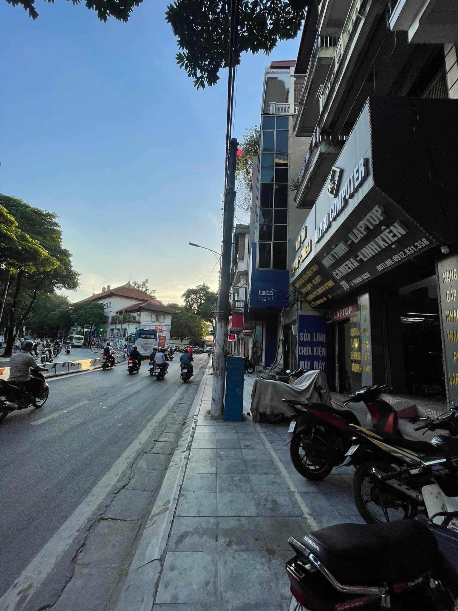 BÁN NHÀ MẶT PHỐ LÊ THANH NGHỊ QUẬN HAI BÀ TRƯNG - 57M 4 TẦNG - MẶT PHỐ KINH DOANH ĐỈNH VỈA HÈ RỘNG GẦN ĐH BÁCH KHOA