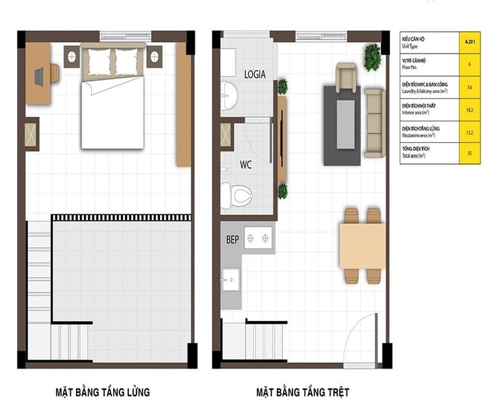 Thiết kế căn hộ 35 m2 với đầy đủ tiện nghi tại căn hộ Happy Home Nhơn Trạch Happy-home-nhon-trach-du-an-nha-xa-hoi-dang-dau-tu-bac-nhat-Dong-Nai-4