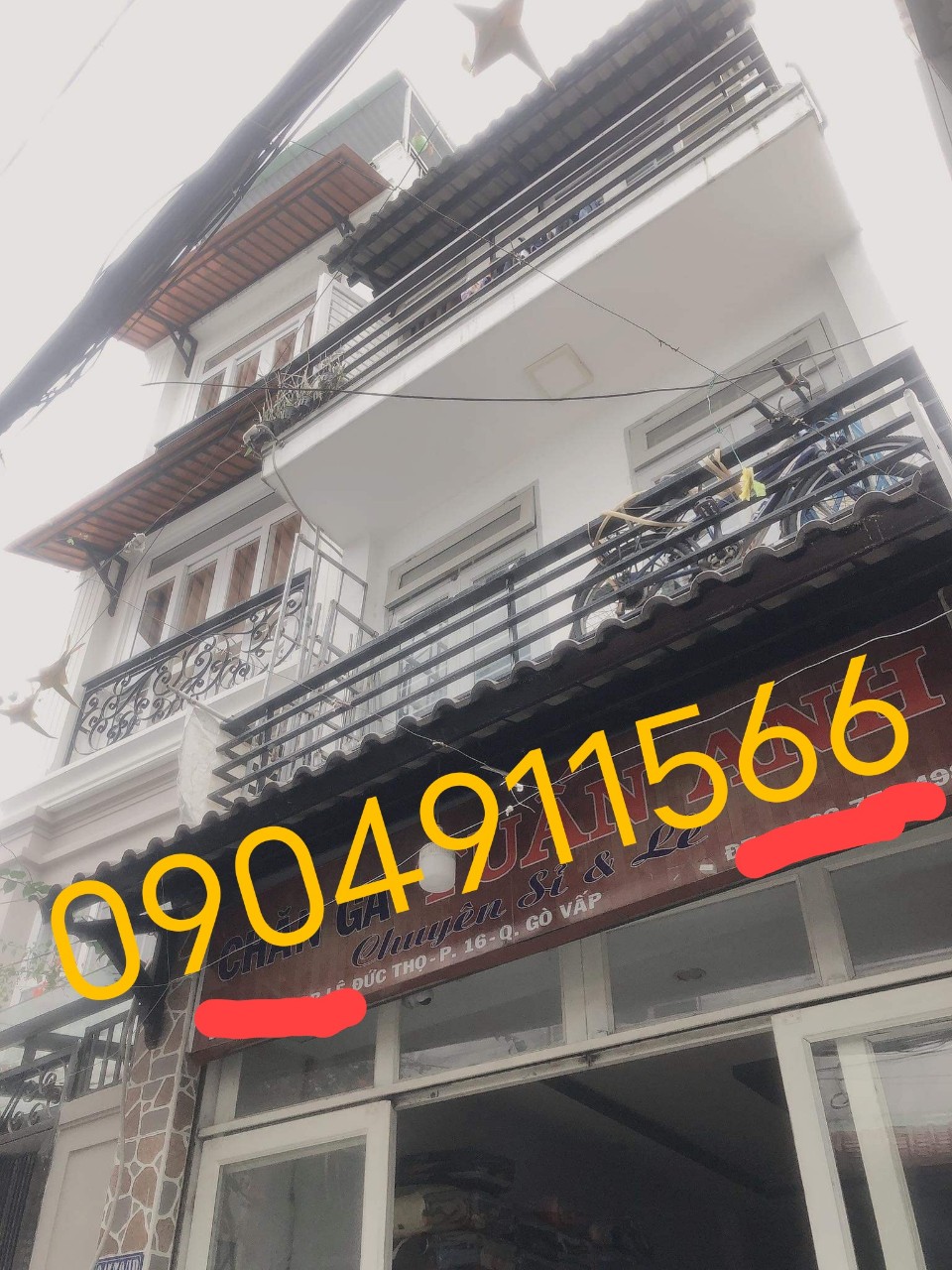 CHÍNH CHỦ chưa KD, 3 tầng BTCT kiên cố, HXH, Chợ Xóm MỚI , P16 , Gò Vấp.