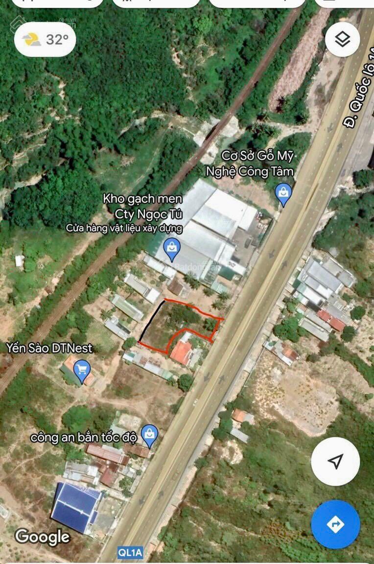 Ngợp ngân hàng cần bán gấp 830m2 có 225m2 đất ở ngang 12m nở hậu 32m mặt tiền Quốc Lộ 1A, Thôn Lương Hoà, Xã Vĩnh