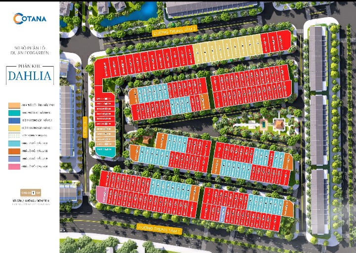 ECO-GARDEN HUẾ MỞ BÁN 3 LÔ VIEW CÔNG VIÊN 1000M2 - GIÁ CHỈ 4,1 TỶ