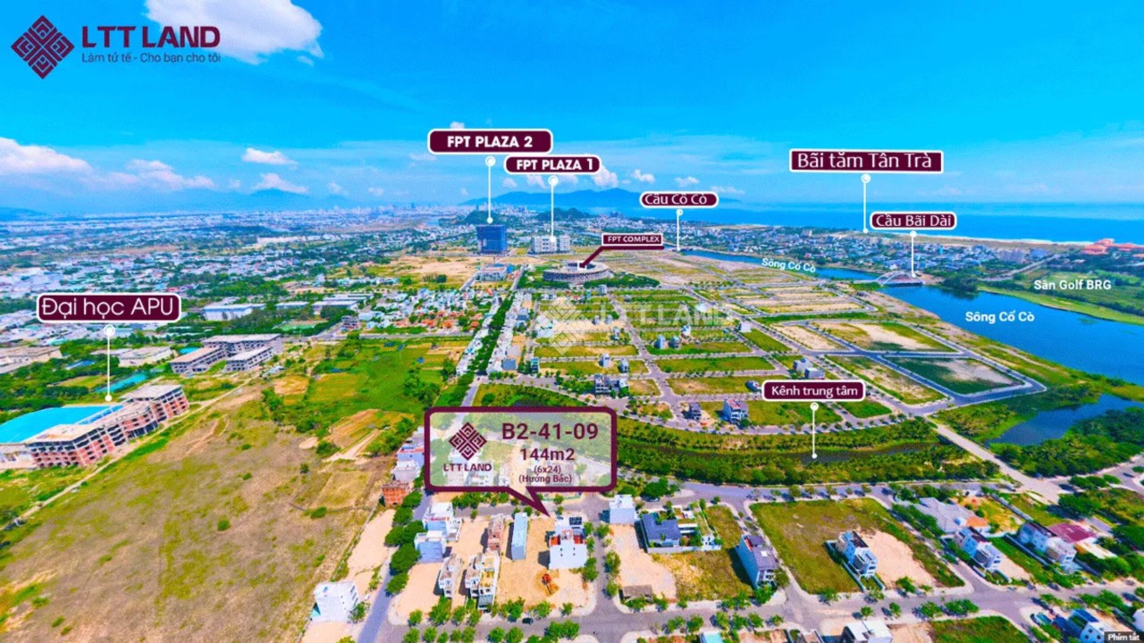 Bán nhanh cặp liền kề 144m2 FPT City Đà Nẵng