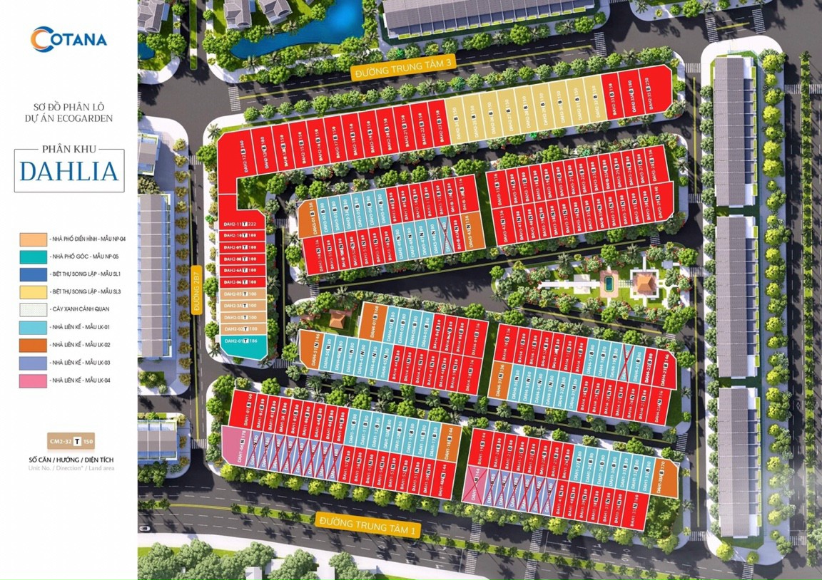 ECO-GARDEN HUẾ MỞ BÁN NHÀ LIỀN KỀ VIEW CÔNG VIÊN 1000M2 – GIÁ CHỈ 4,1 TỶ